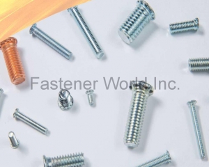 Machine Screws, Rivets, Self-clinching Fasteners, Sems, Tapping Screws, Torx Screws, Carriage Bolts, Projection Weld Studs, Weld Screws, Special Screws(FU KAI FASTENER ENTERPRISE CO., LTD.)