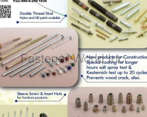 Double Thread Stud, Roofing Screw, Self-Drilling Screws(ABS METAL INDUSTRY CORP. )