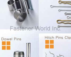 Spring Pins, Cotter Pins, Dowel Pins, Hitch Pins Clips, Standard Cotter Pin, Spring Pin, Hitch Pin Clip (Snap Pin), Dowel Pin, Circlip & Washer, Quick Insert Pin, Special Pin(YUNG KING INDUSTRIES CO., LTD. )