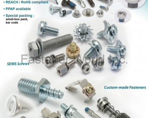 Micro Screws,Custom-made Fasteners,SEMS Screws,Electronic Fasteners,Turning Parts,Clinching Parts(CHU WU INDUSTRIAL CO., LTD. )