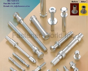 AUTOMOTIVE PARTS, Ball stud, Pin stud, I-shaped Bushing, CONSTRUCTION PARTS, Machine screw, Tapping screw / Drywall screw, High Low thread screw, Tri-Lobular thread screw(CHIH FU MECHANICS CO., LTD. )