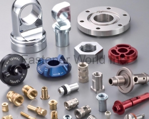Automotive Parts, Bicycle Part, Forging & Die Casting Part, Electronic Component / Brass Insert, Clinching Nut / Sheet Metal Fastener, Finish Process: Gold / Palladium Plating, Electroless Plating, Ni-free Plating(SHARP-EYED PRECISION PARTS CO., LTD. )