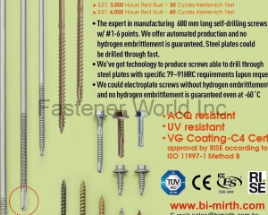 Electro Plating + Nanocoating(BI-MIRTH CORPORATION)