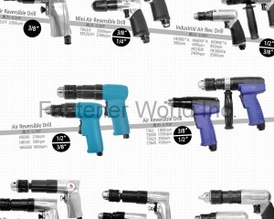 Air Reversible Drills,Electric Sander, Air Sander, Air Hydraulic Riveters, Rivet Nut Tools, Lockbolt Tool, Riveter, TAIWAN, TAIWAN(HANMASTER CORPORATION)