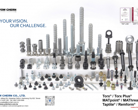 Nuts, Bolts, Special Components & Industrial Parts (MATHREAD & MATpoint & Torx & Torx Plus)(YOW CHERN CO., LTD. )