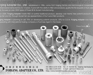 fastener-world(FORGING ADAPTER CO., LTD  )