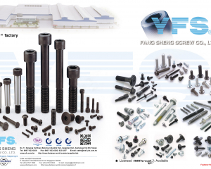 Mathread Screws, Alloy Steel Hex.Socket Head Cap Screws with class 10.9, 12.9(FANG SHENG SCREW CO., LTD. (YFS))