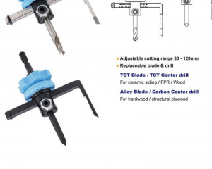 Single Type Adjustable Hole Cutter(HELIC CUTTING TOOLS CO., LTD.)