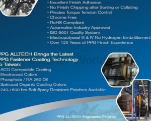 fastener-world_PPG INDUSTRIES INTERNATIONAL INC. TAIWAN BRANCH  fastener-world(PPG INDUSTRIES INTERNATIONAL INC. TAIWAN BRANCH )