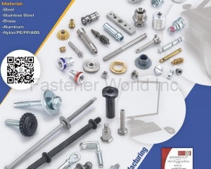 Nut, Bolt, Turning Parts, Deep Drawn Press, Plastic Injection Parts(CANATEX INDUSTRIAL CO., LTD.)