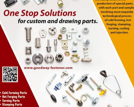 Cold Forming Parts, Hot Forging Parts, Turning Parts, Stamping Parts, Casting Parts, Injection Parts(JIAXING GOODWAY HARDWARE)