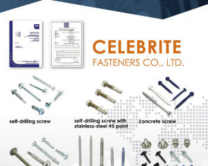 Self-drilling Screws, Self-drilling Screw with Stainless-steel,Self-drilling Screw with wings, Self-drilling Screw with Special Point, Concrete Screw, SEMS Screw(CELEBRITE FASTENERS CO., LTD.)