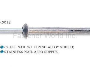 NO.503 ZINC HAMMER DRIVE ANCHOR(HWALLY PRODUCTS CO., LTD. )