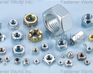 Acorn Nuts(Cap Nuts), Big Size Nuts, Brass Nuts, Clinch Nuts, Conical Washers Nuts, Heavy Nuts, Hex Nuts, Hex Coupling Nuts, Domed Nuts...(RAYING INDUSTRIAL CO., LTD. )