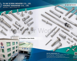 Stainless Steel Bolts, Special Screws & Bolts(FU HUI SCREW INDUSTRY CO., LTD. (FUKUNG  HARDWARE  CO.  LTD.))