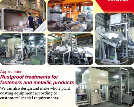 Automatic Machine Galvanizing, Automated / Unmanned Dip-spin Coating Line, Hot Dip Galvanizing(LI YUN MACHINERY CO., LTD.)