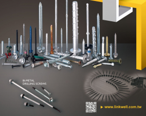 Bi-metal Drilling Screws, Drywall Screws, Self Drilling Screws Assembled with EPDM Bonded Washers, Chipboard Screws for Wood Structure(LINKWELL INDUSTRY CO., LTD.)