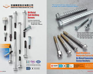 Bi-Metal Self-Drilling Screws, Bi-Metal Concrete Screw Anchors, Dual-Hardness Concrete Screw Anchors(SHEH KAI PRECISION CO., LTD. )