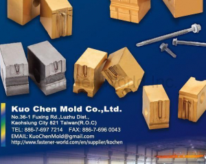 Drilling Point Molds for carbon steel / stainless steel / bi-metal screws(KUO CHEN MOLD CO., LTD.)