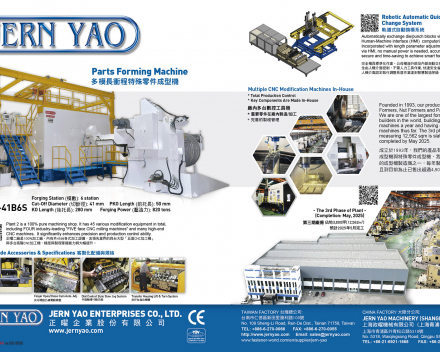 JBP-41B6S Parts Forming Machine(JERN YAO ENTERPRISES CO., LTD. )