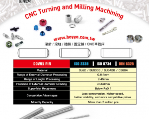 Dowel Pins, Precision Pin, Roller, CNC(HEY YO TECHNOLOGY CO., LTD.)
