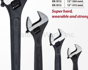 Heavy Duty Adjustable Wrench(VAJRA POWER INDUSTRIES, INC. )