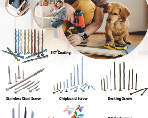 Construction Screws for DIY, SKT Coating, Stainless Steel Screws, Self Drilling Screws, Decking Screws, Chipboard Screws(TAIWAN SHAN YIN INTERNATIONAL CO., LTD. )