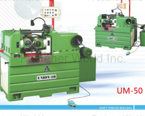 Hydraulic Thread rolling machine(KIM UNION INDUSTRIAL CO., LTD. (UNION MACHINERY)(UNIFY))