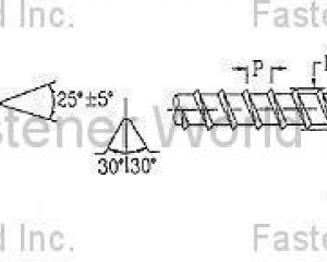 PARTICLEBOARD SCREW (KATSUHANA FASTENERS CORP. )