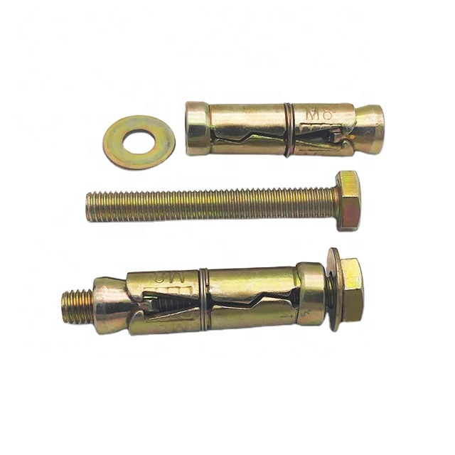 3pcs / 4pcs fix the bolt holder with hexagon bolt and flat washer and fix the nut