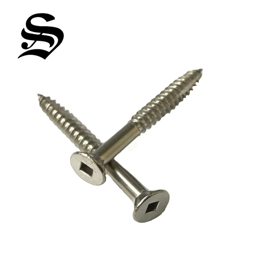 Stainless steel wood screw 