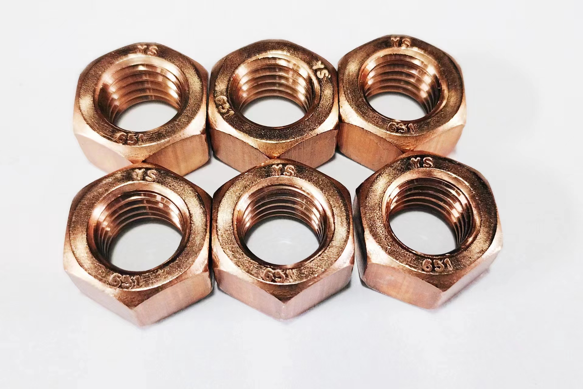 C65100 Silicon Bronze Nuts